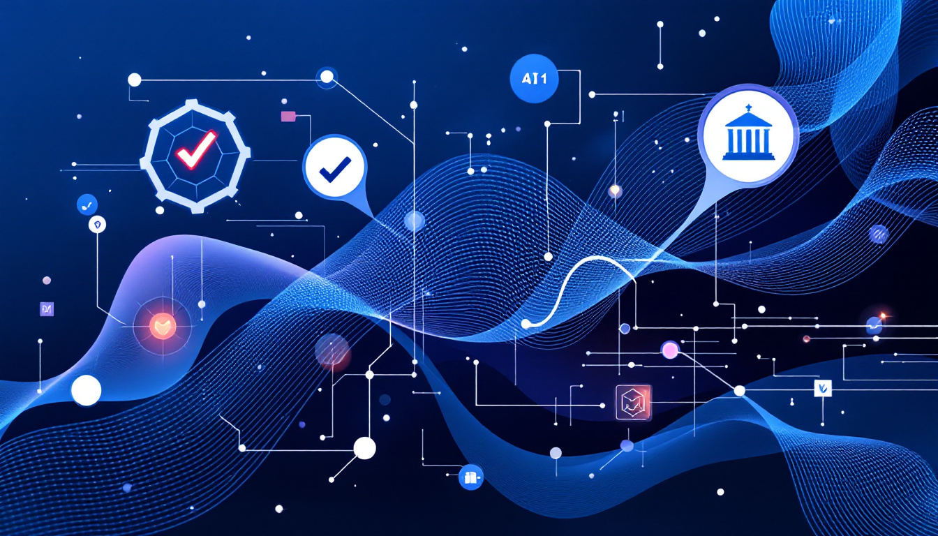 Conceptual illustration representing ai transparency audit